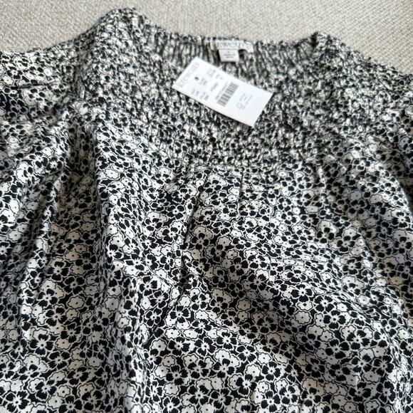 J. Crew Crewcuts floral smocked poplin top - Picture 6 of 9